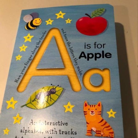 A is for Apple - by Georgie Birkett (Board Book)