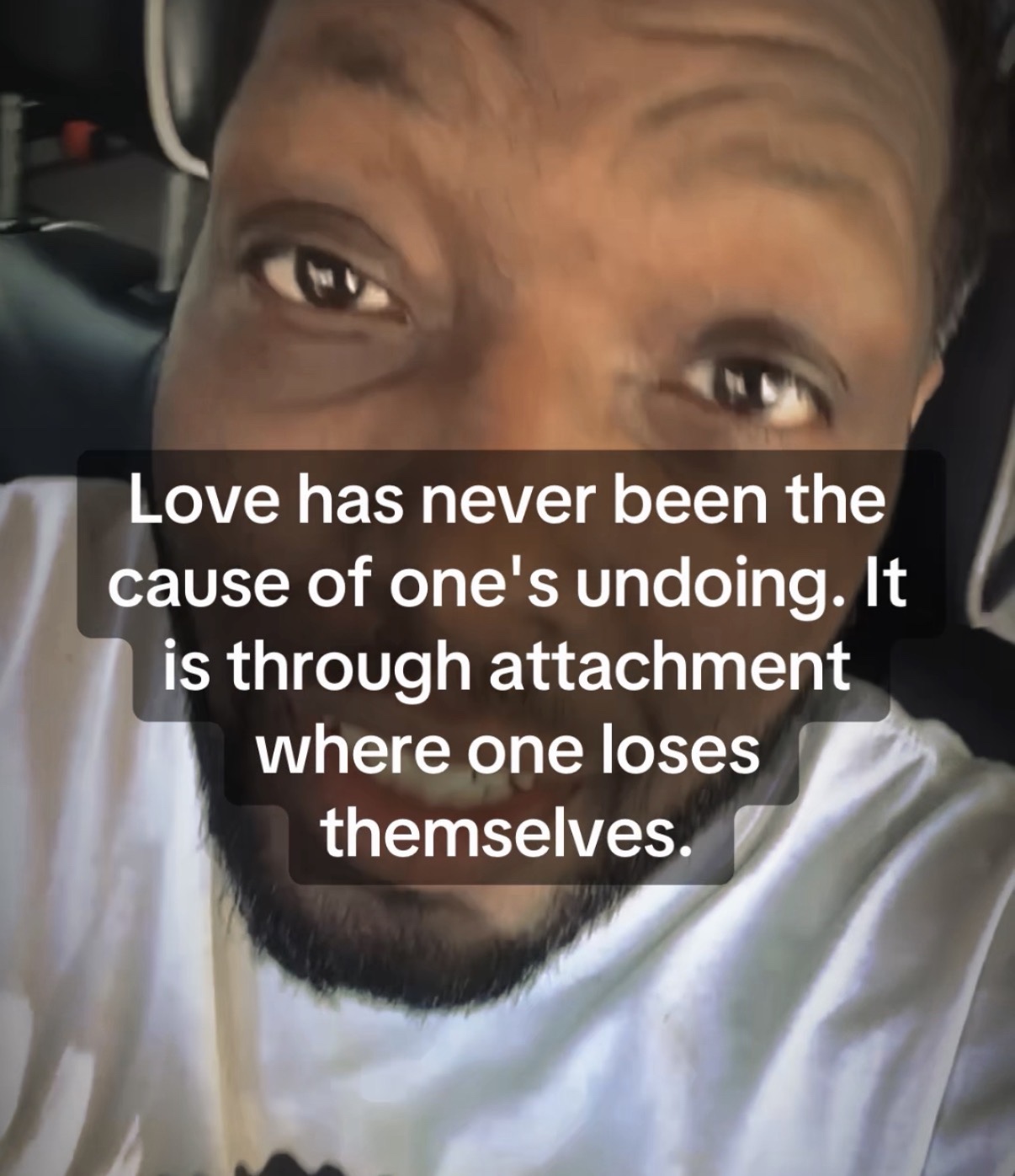 Love has never been the cause of one’s undoing. It is through attachment where one loses themselves.