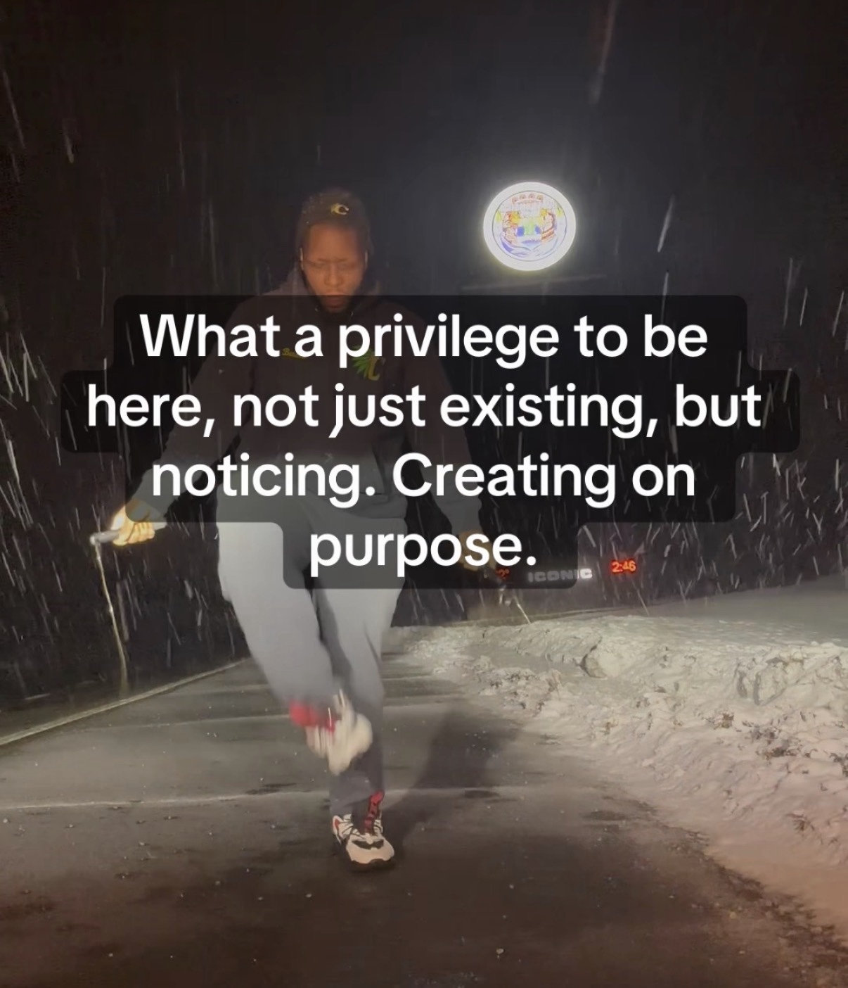 What a privilege to be here not just existing, but noticing. Creating on purpose.