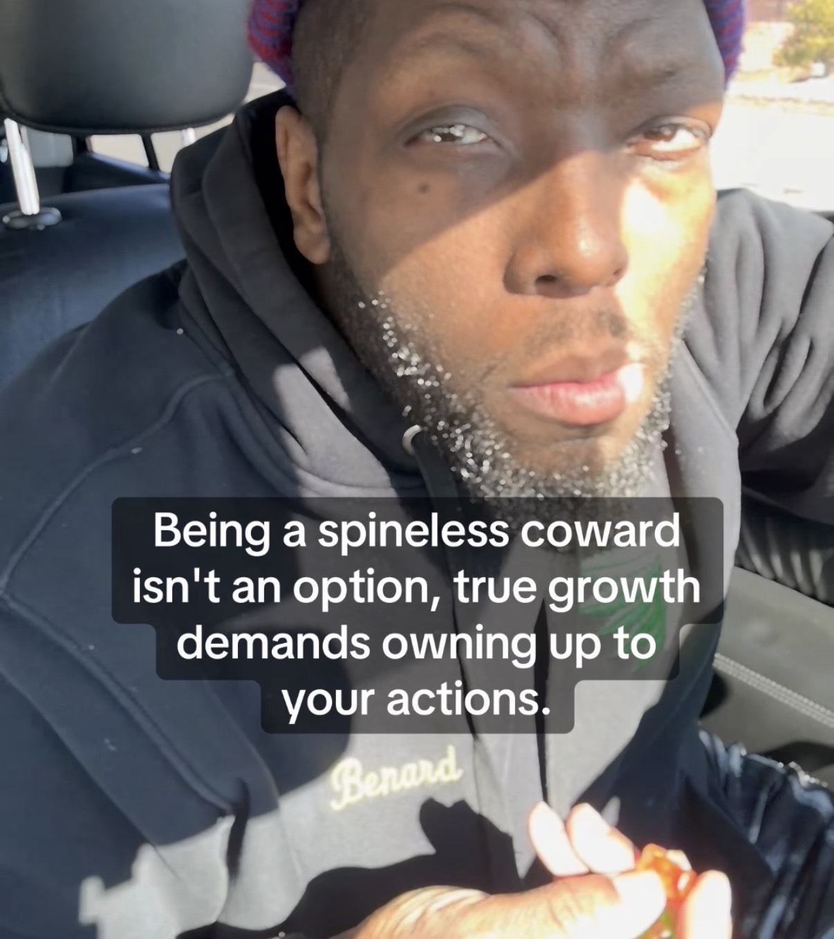 Being a spineless coward isn’t an option, true growth demands owning up to your actions.