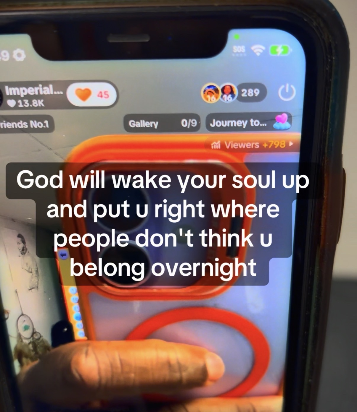God will wake your soul up and put you right where people swore you didn’t belong, overnight